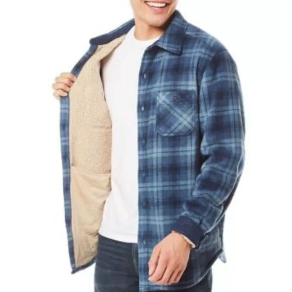 Weatherproof Blue Flannel Plaid Size XXL - Picture 2 of 10